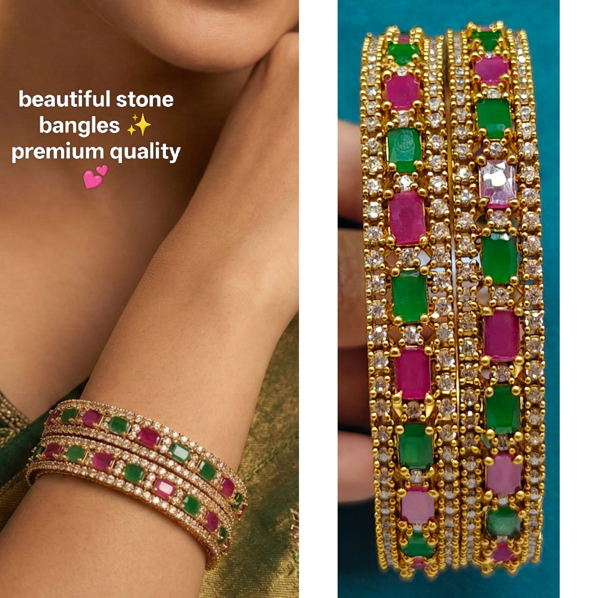 Stone bangles ✨